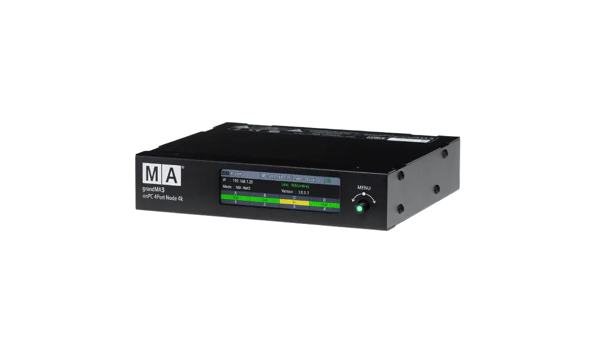 MA Lighting grandMA3 onPC 4Port Node 4k PoE