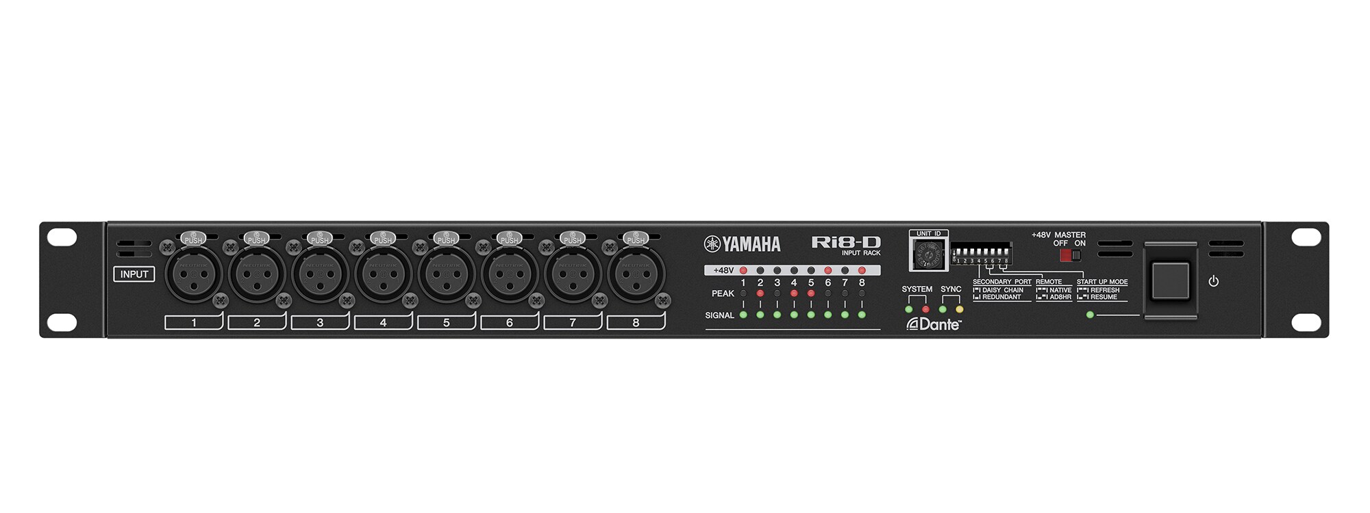 Yamaha Ri8-D Dante Card