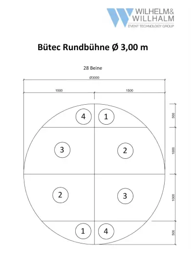 Buetec Rundbuehne 3m