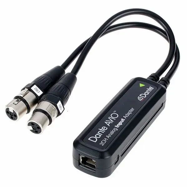 Dante AVIO : 2-Kanal Analog Input Adapter