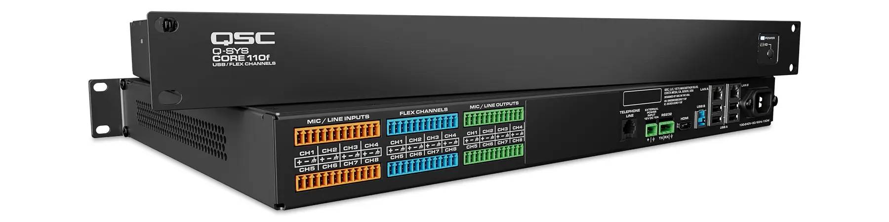 QSC Q-SYS Core 110f 32x32 Dante