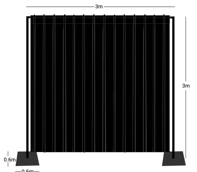 Wentex Pipe & Drape